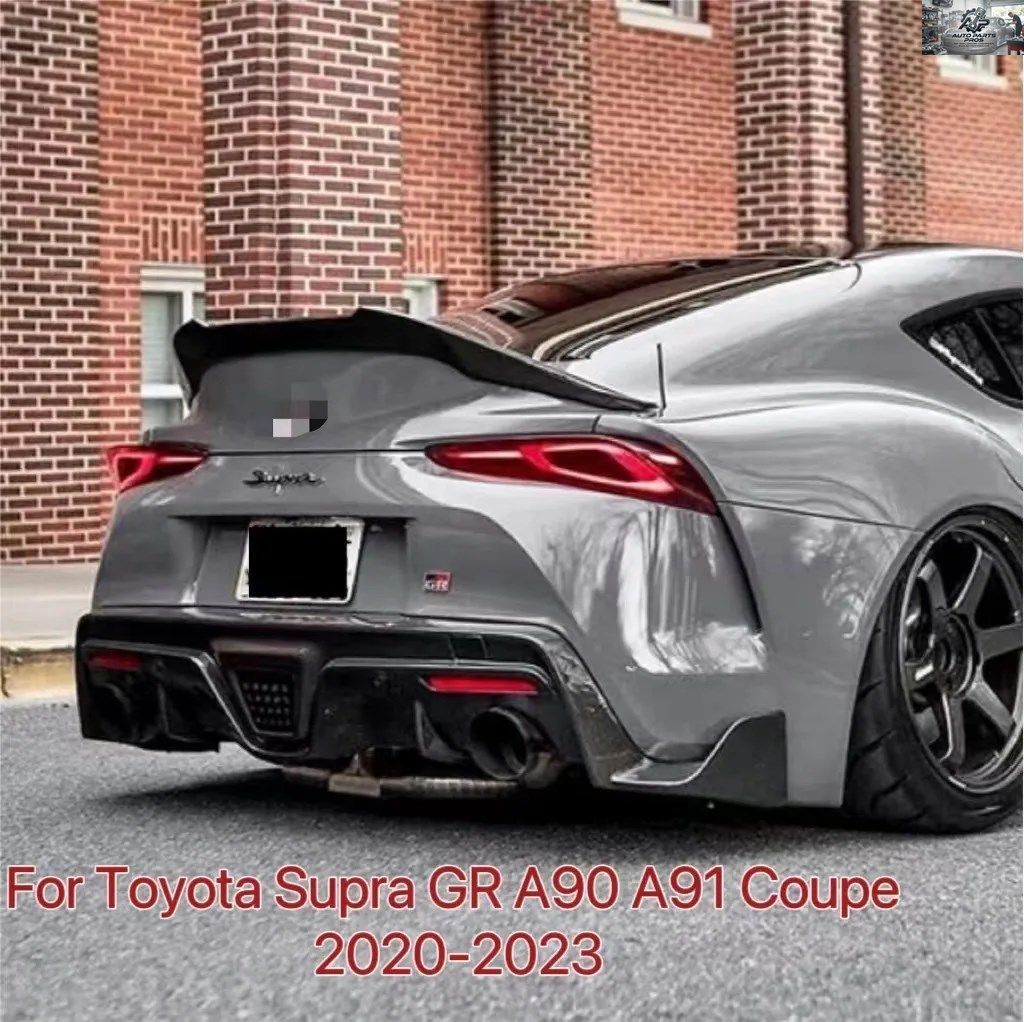GRスタイル塗装済みトランクスポイラーウィング トヨタ 2020-2023 スープラ A90 A91 GR カー テールゲート フラップ トリム デッキリッド