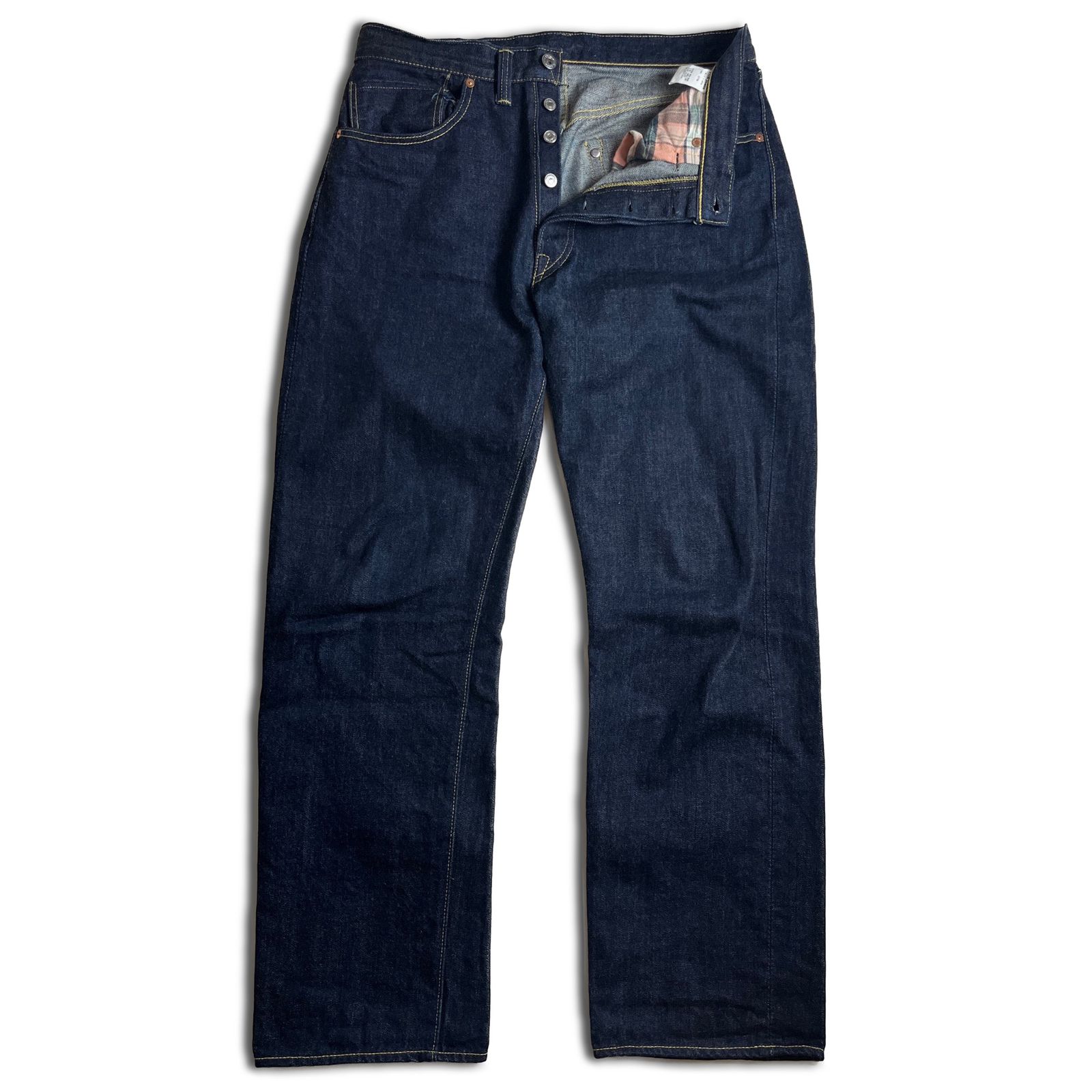 TCB JEANS ネルポケット 40s デニムパンツ 月桂樹ボタン TCBジーンズ