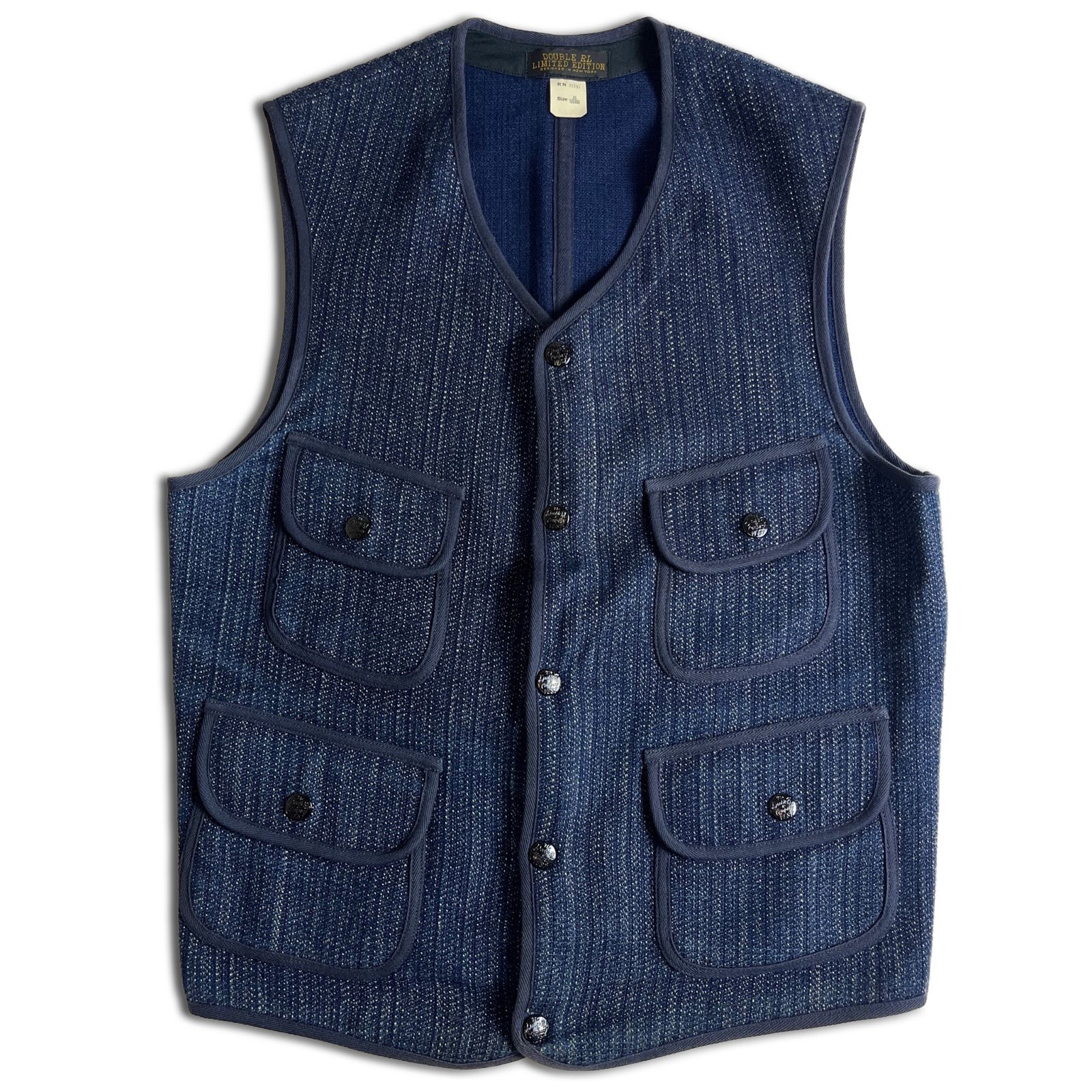 RRL インディゴ ビーチベスト リミテッドエディション XS ダブルアールエル 2000000012933