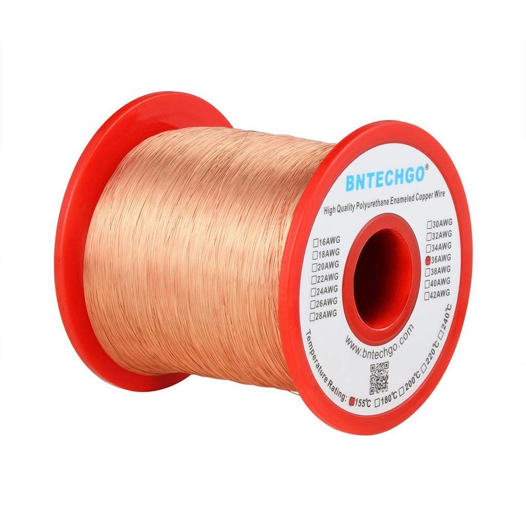 新着商品 36 AWG マグネットワイヤー エナメル銅ワイヤー エナメル マグネット巻線 1.0ポンド 直径0.0049インチ ナチュラル