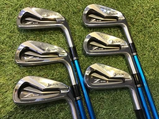 【中古】 ダンロップ SRIXON Z545 6S アイアンセット IR Miyazaki Kosuma Blue(水) Iron (フレックスS) メンズ 男性用 右利き 右用 Cランク ゴルフクラブ
