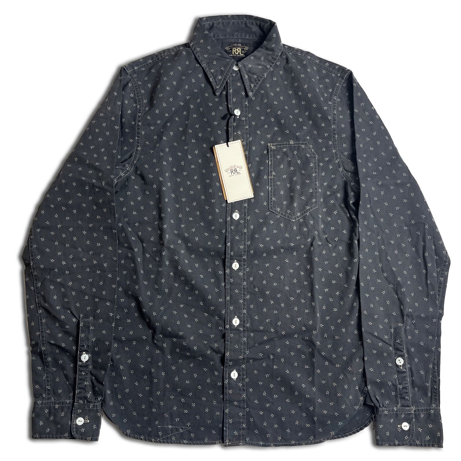 【未使用品】RRL BLACK INDIGO WORK SHIRT ダブルアールエル 2000000013114