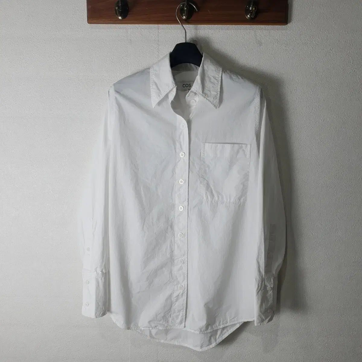 COS コス シャカシャカ素材 シャツ ブラウス eur32