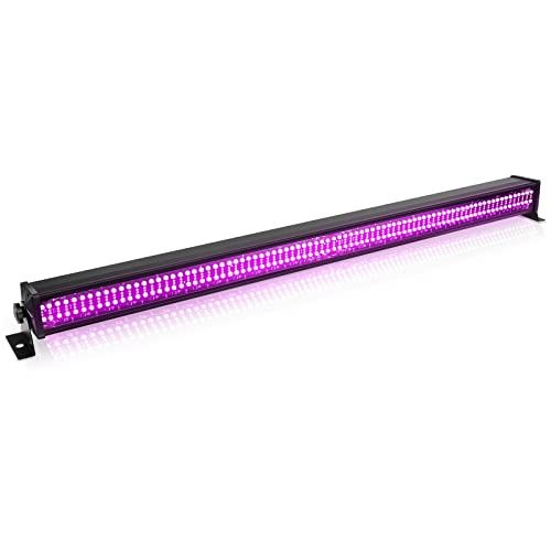 U`King 80W 168 LEDS RGBW 舞台照明 ステージライト ウォッシュライト ビームライト バー DMX512 音声起動 自動 小型 置き型 壁 高輝度 パーティー Dj カラオケ バー クラブ ディスコ照明に最適 国内発送