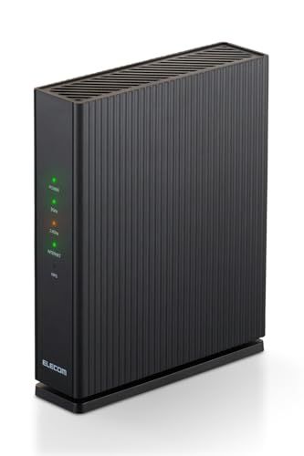 エレコム WiFi ルーター 無線LAN 1201＋574Mbps 11ax 有線Giga EasyMesh(TM) IPv6(IPoE)対応 エコパッケージ WRC-W601-B/ 6aa5dd17