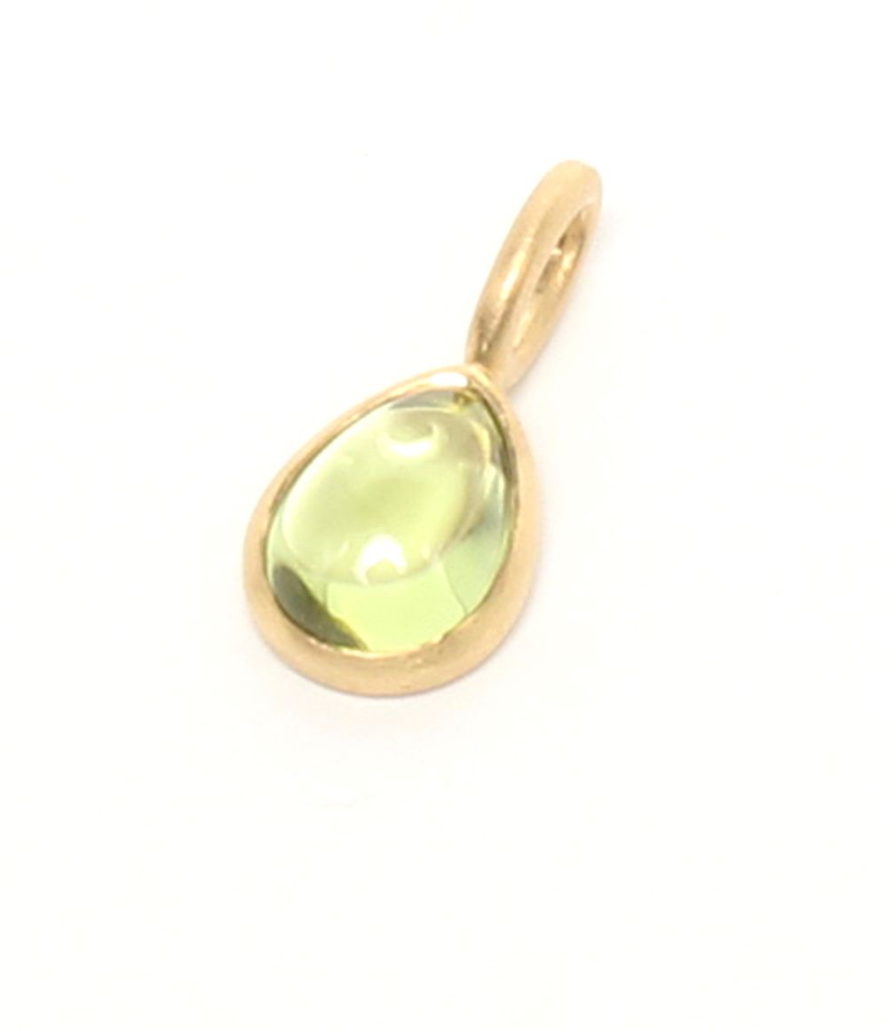 美品 ビズー リング 指輪 K18 ダイヤ 0.08ct ローズクオーツ ペリドット ペンダントトップ　3点セット レディース BIZOUX