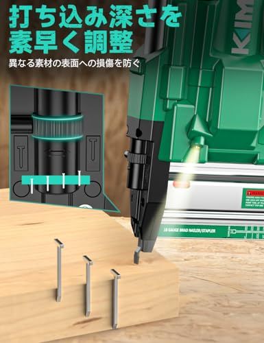 【2026新型 タッカー 20V 2000mAh バッテリー*2個付き 保護箱】KIMO 釘打ち機 電動タッカー 強力 充電式タッカー ピンタッカー フィニッシュネイル*700本 ステープル300本 1台2役 軽量2.8kg 肩長40mm 空 bc2204d4 【2026新型 タッカー 20V 2000mAh バッテリー*2個付き 保護箱】KIMO 釘打ち機 電動タッカー 強力 充電式タッカー ピンタッカー フィニッシュネイル*700本 ステープル300本 1台2役 軽量2.8kg 肩長40mm 空 bc2204d4