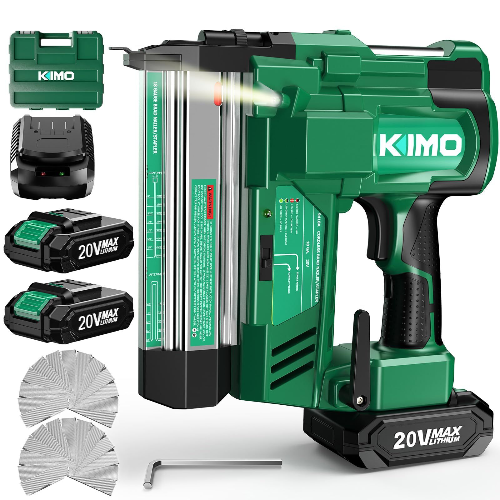 【2026新型 タッカー 20V 2000mAh バッテリー*2個付き 保護箱】KIMO 釘打ち機 電動タッカー 強力 充電式タッカー ピンタッカー フィニッシュネイル*700本 ステープル300本 1台2役 軽量2.8kg 肩長40mm 空 bc2204d4 【2026新型 タッカー 20V 2000mAh バッテリー*2個付き 保護箱】KIMO 釘打ち機 電動タッカー 強力 充電式タッカー ピンタッカー フィニッシュネイル*700本 ステープル300本 1台2役 軽量2.8kg 肩長40mm 空 bc2204d4