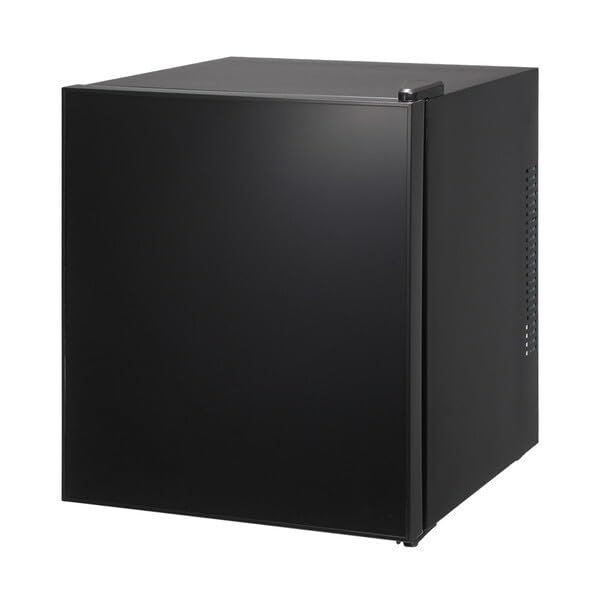 【新品】MAXZEN 冷蔵庫 45L ペルチェ式 コンパクト 霜取り不要 大容量 右開き 1ドア 幅43cm サブ冷蔵庫 温度調節 静音 省スペース 仕切り調節可能 黒 ブラック JRP45HS01 マクスゼン edb87d60