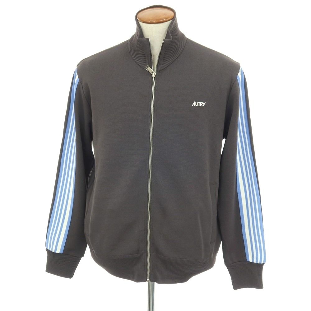 【新品】オートリー AUTRY JACKET MAIN MAN KNIT ジップアップ ニット ジャージ グレー【サイズＭ】【メンズ】