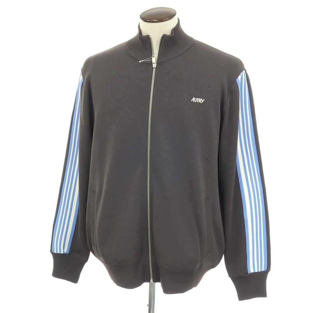 【新品】オートリー AUTRY JACKET MAIN MAN KNIT ジップアップ ニット ジャージ グレー【サイズXXL】【メンズ】