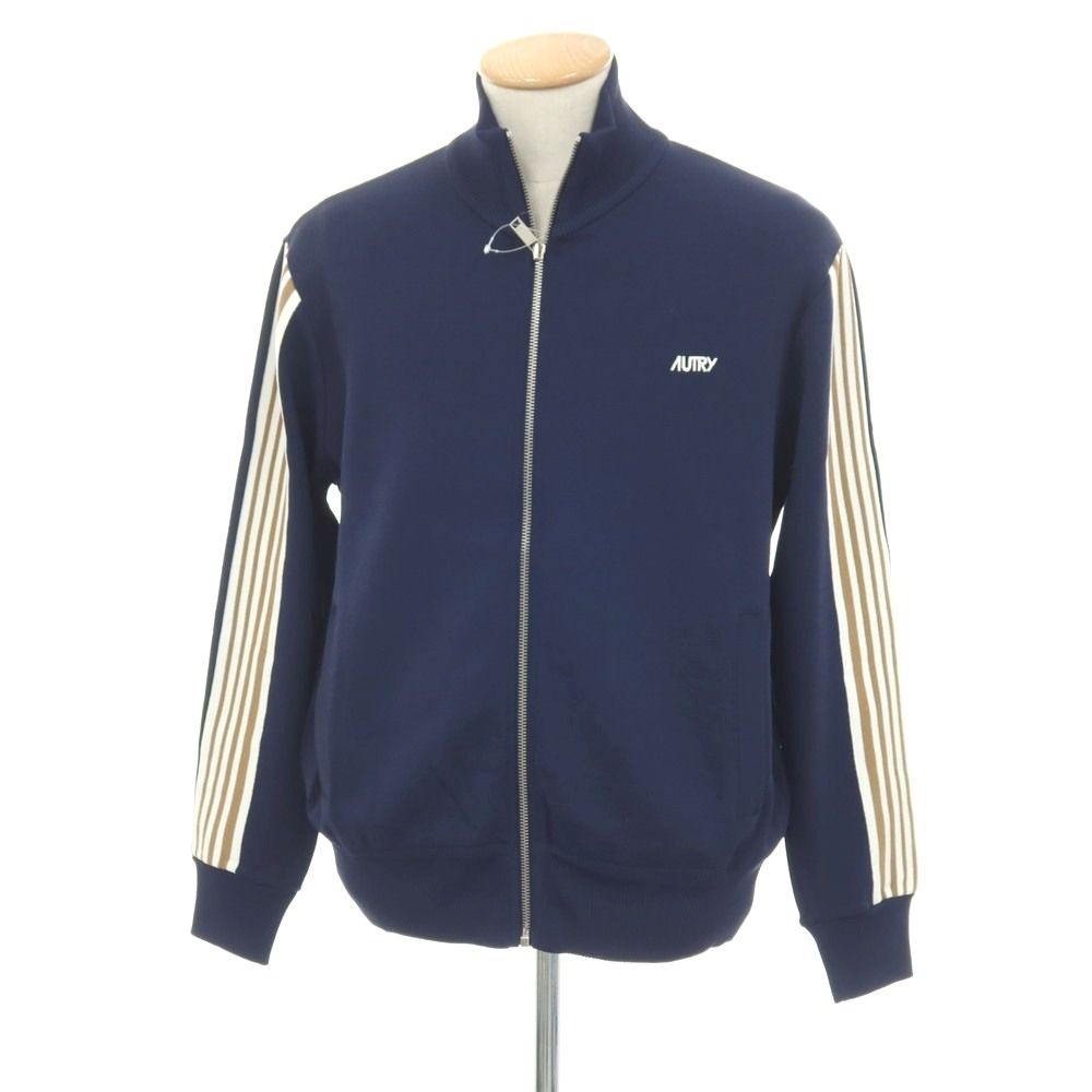 【新品】オートリー AUTRY JACKET MAIN MAN KNIT ジップアップ ニット ジャージ ネイビー【サイズＳ】【メンズ】