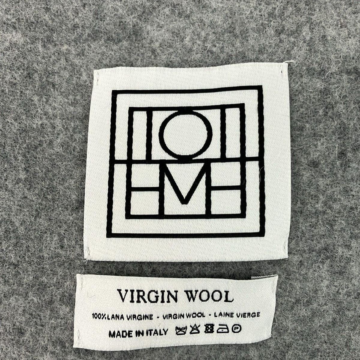 TOTEME(トーテム) マフラー美品 - グレー ウール - メルカリ