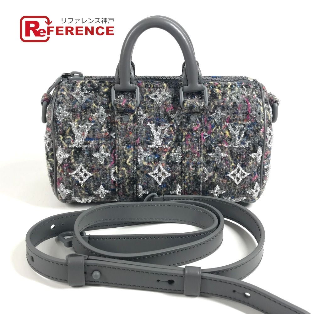 LOUIS VUITTON ルイヴィトン ショルダーバッグ キーポルXS キーポル XS M80821 ツイード グレー