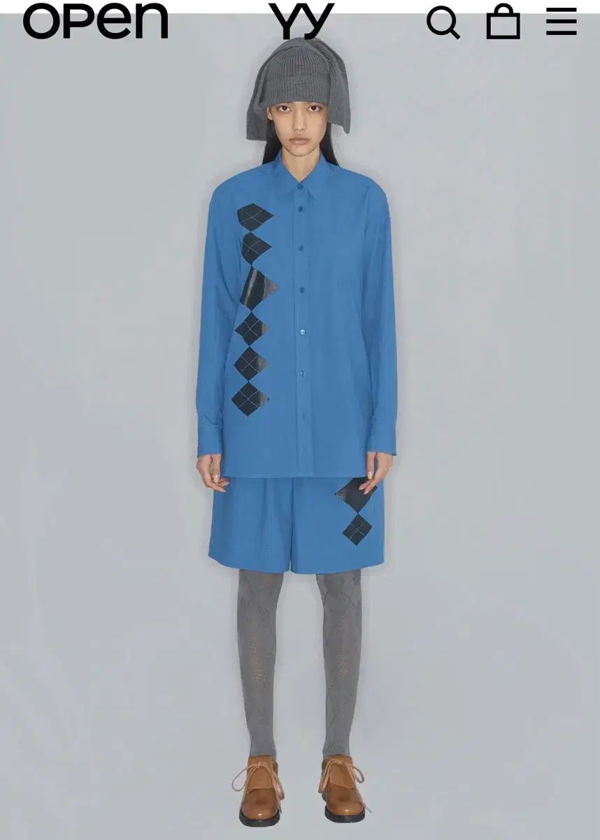 当日発送 Open YY アーガイル シャツ パンツ まとめ 新品
