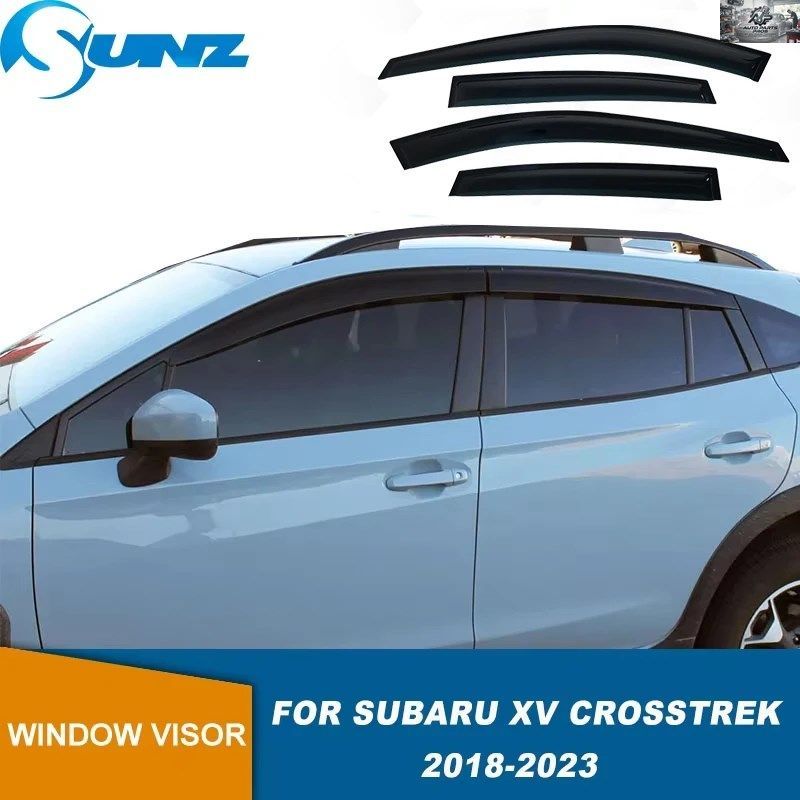 ウェザーシールド スバル XV クロストレック 2018 - 23 4個セット 車用ウィンドウバイザー レインシールド サンガード ディフレクター