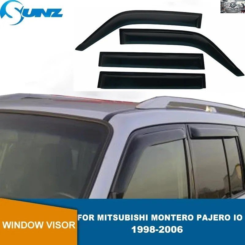 ウィンドウバイザー 三菱 モンテロ パジェロ IO 1998 - 06 ウェザーシールド サンレインディフレクター