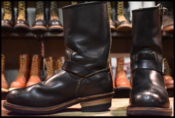 【7.5D 良品 PT91刺繍タグ】レッドウィング 8270 ナイフポケット エンジニア 黒 スチールトゥ ブーツ redwing 2268 HOPESMORE【GP598】