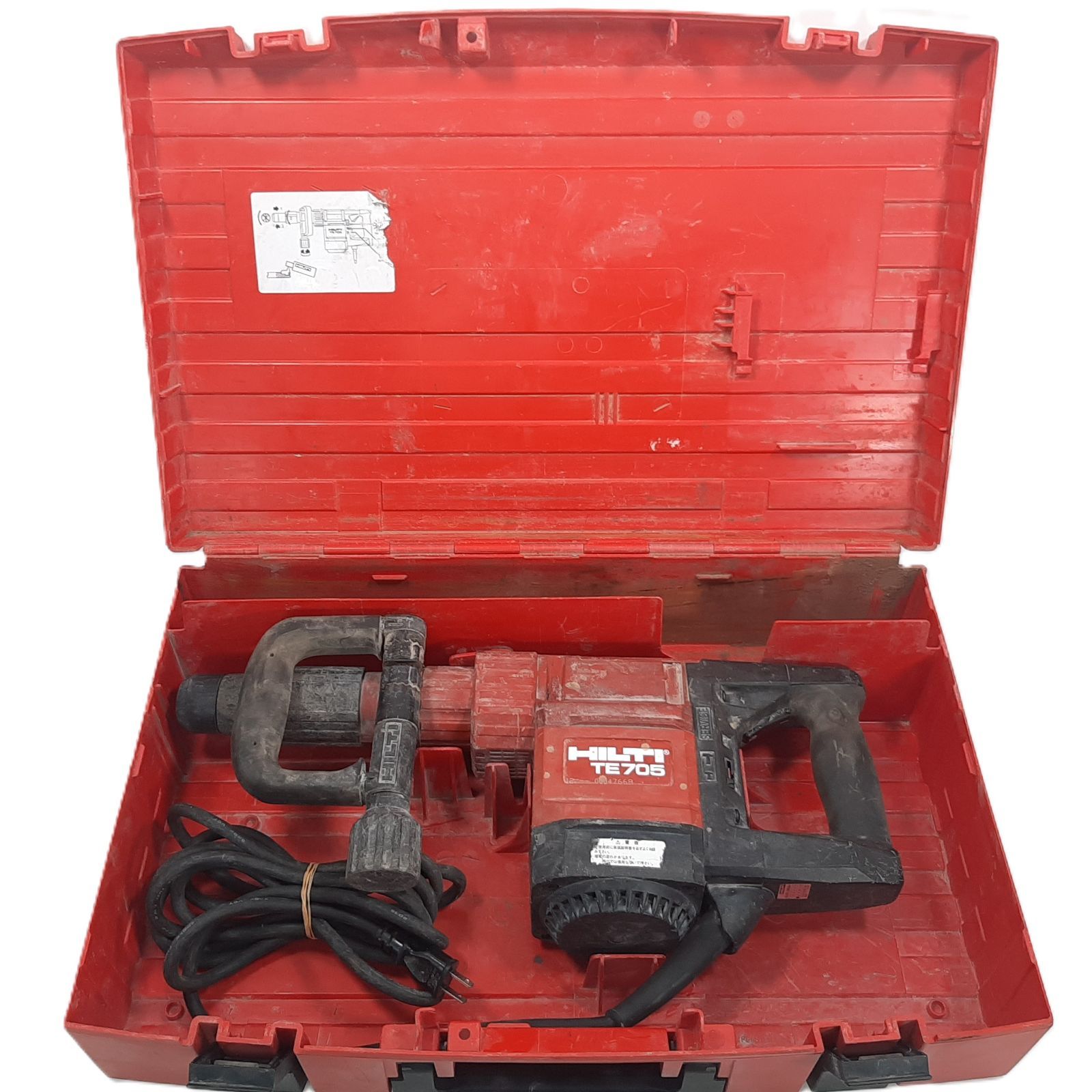 HILTI ヒルティ 電動ハンマー TE 705 ケース付き 100V 中古現状品