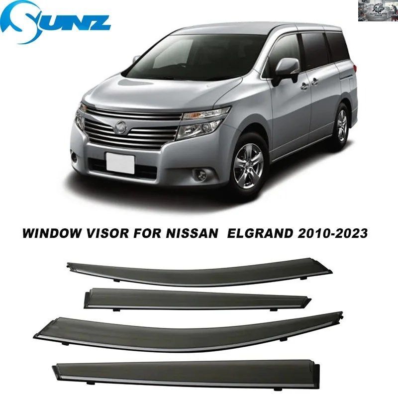 ウィンドウバイザー 日産エルグランド MK3-E52 2010 - 23 ウェザーシールド