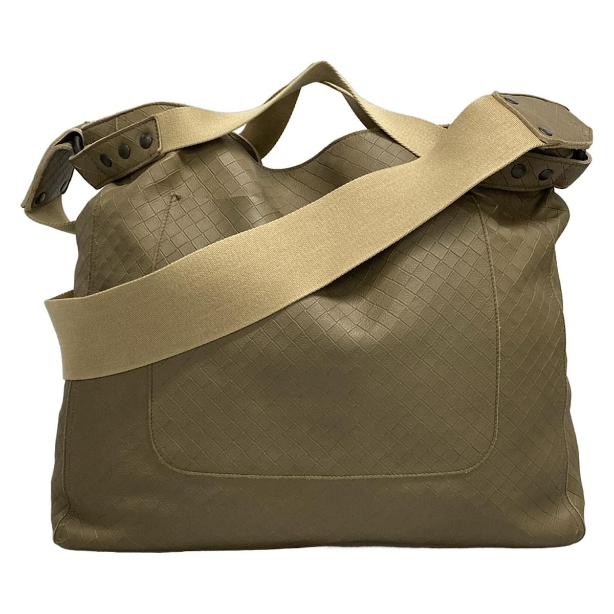 BOTTEGA VENETA(ボッテガヴェネタ) ショルダーバッグ イントレッチオミラージュ グレーベージュ レザー