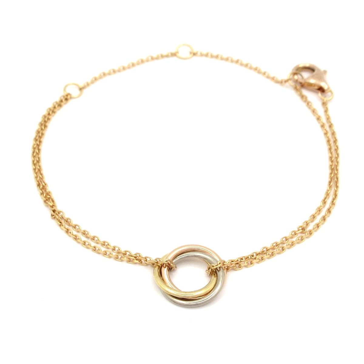 Cartier(カルティエ) ブレスレット美品 トリニティ B6036818 K18スリーカラー