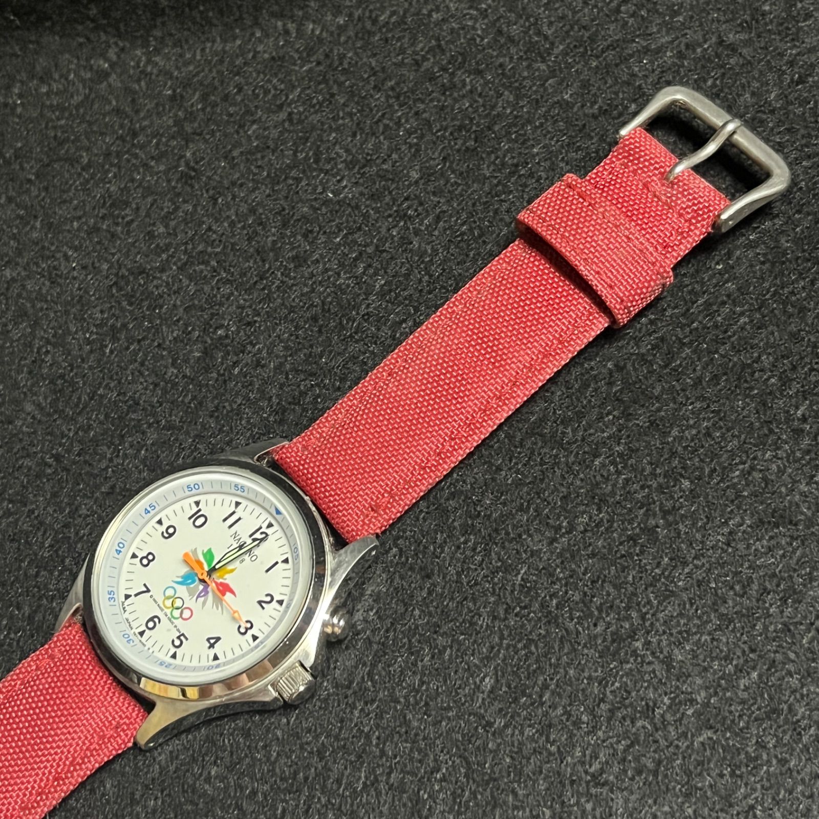 メンズ 【稼動品】レア SEIKO セイコー QZ V671-6000 アルバ 長野 