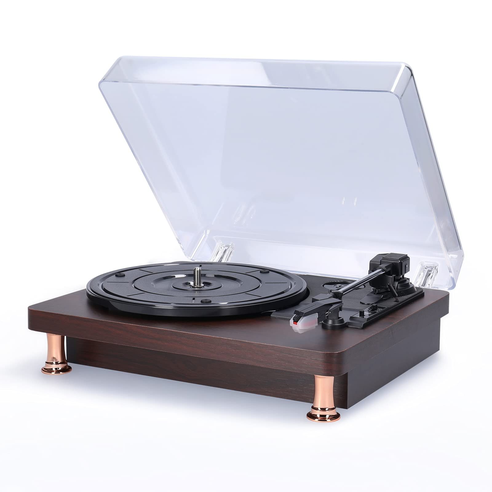 【新品】防塵カバー付きレトロビニールレコードプレーヤーレコードプレーヤークラシックノスタルジックスタイルのレコードプレーヤー 2f08d1c8