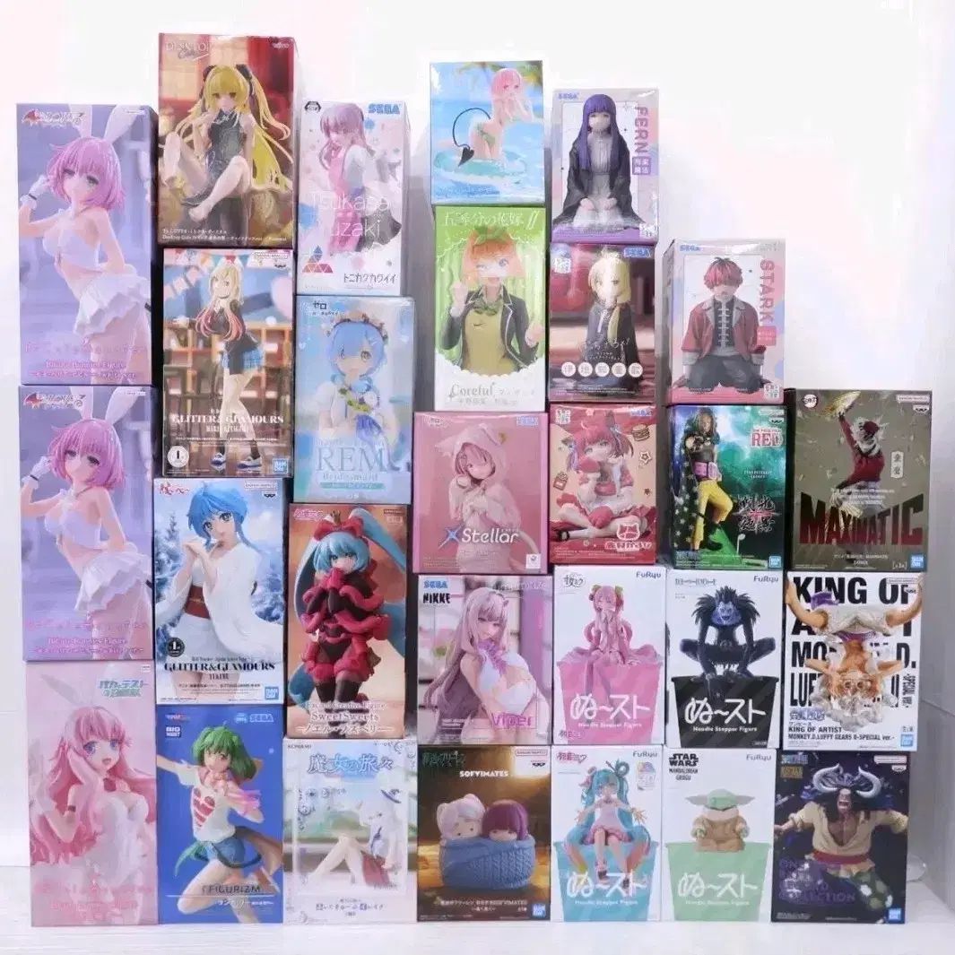 まとめ) アニメ グッズ フィギュア Re:ゼロから始める異世界生活 鬼滅の刃 ONE PIECE 鬼滅の刃 初音 ミク