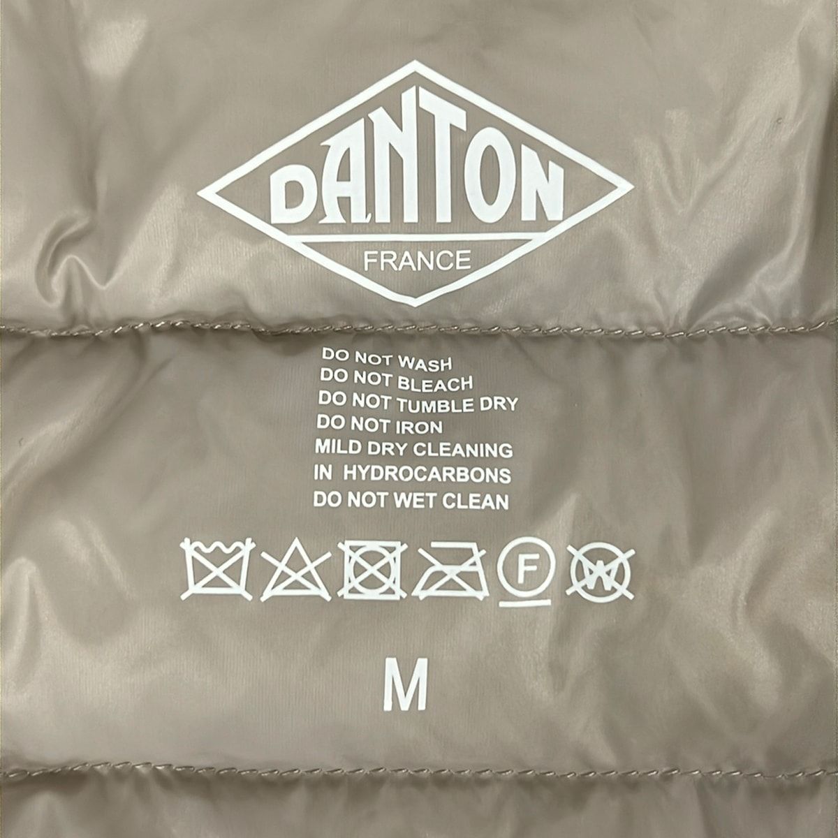 DANTON(ダントン) ダウンジャケット サイズM レディース - ベージュ 