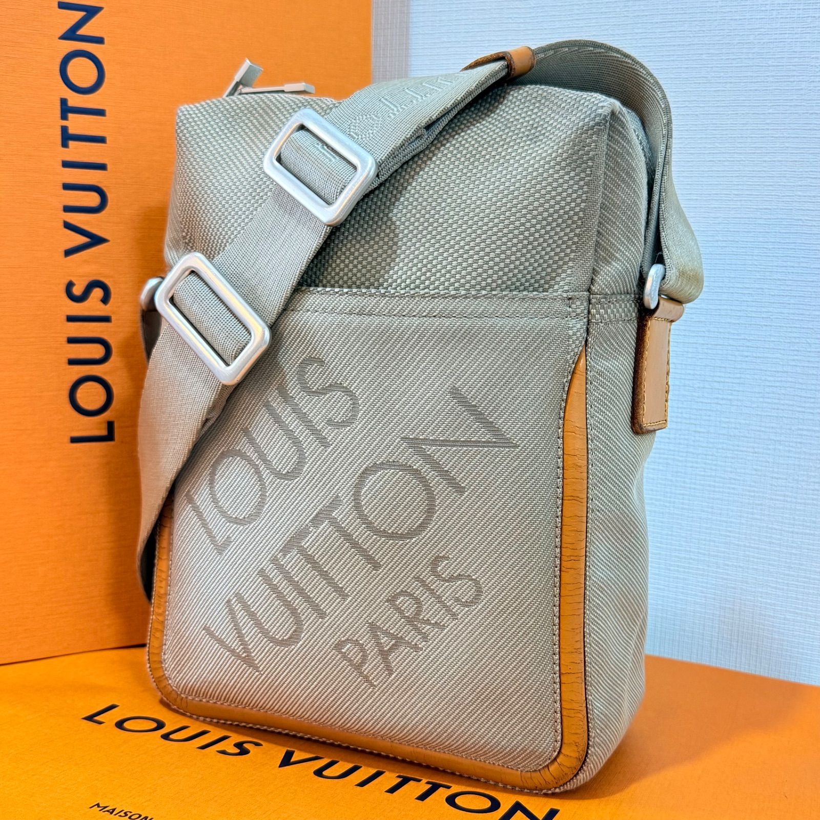 LOUIS VUITTON ルイヴィトン ダミエ ジェアン シタダン 外側美品