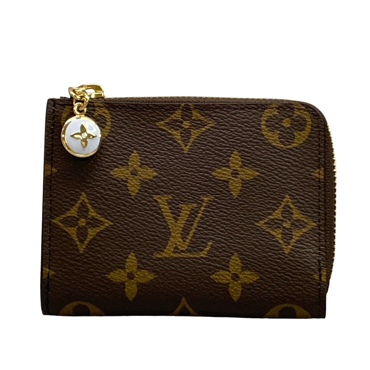 LOUIS VUITTON(ルイヴィトン) コインケース モノグラム新品同様 ポルトフォイユノアコンパクト M14530 アズールブルー