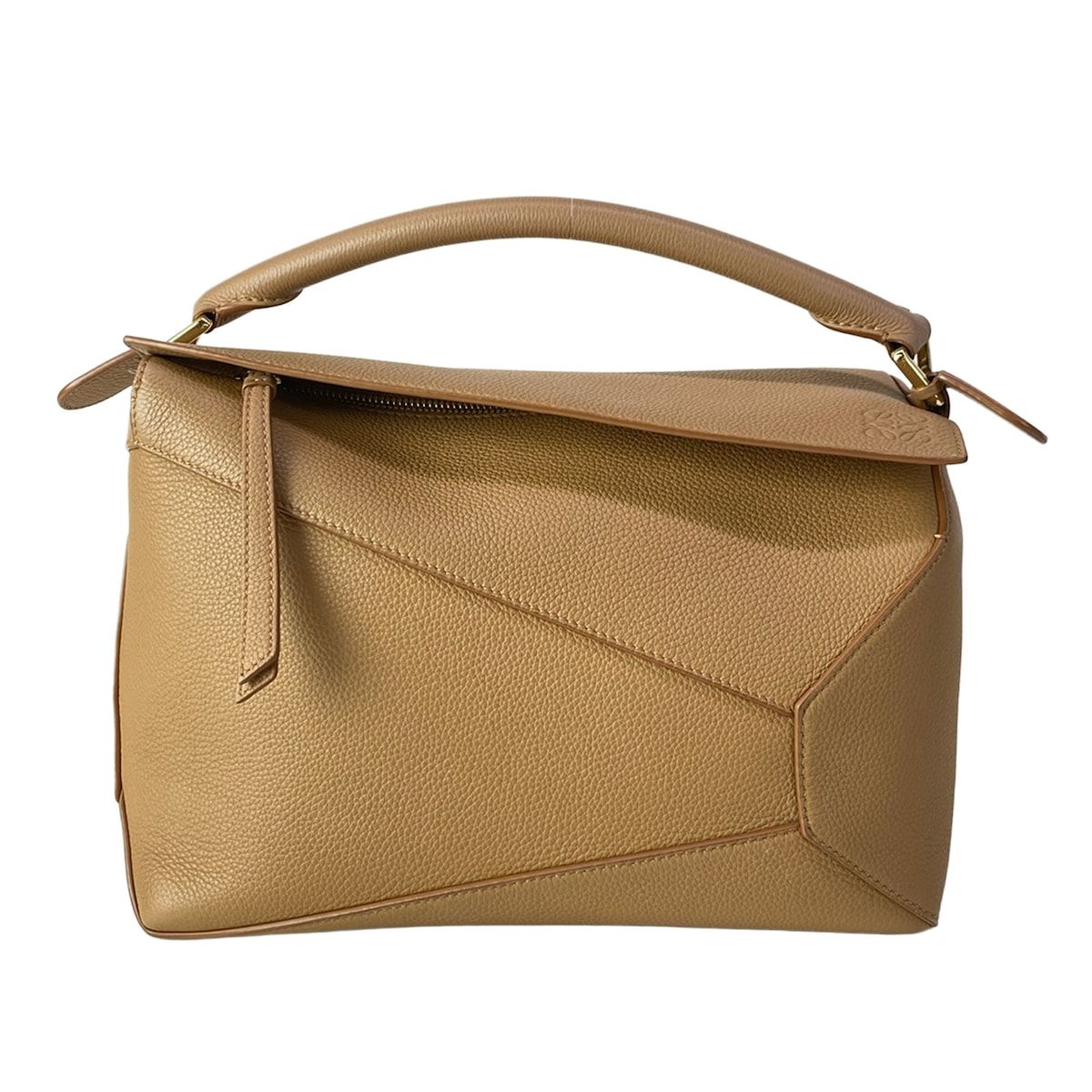 LOEWE(ロエベ) ハンドバッグ パズルバッグミディアム ライトブラウン
