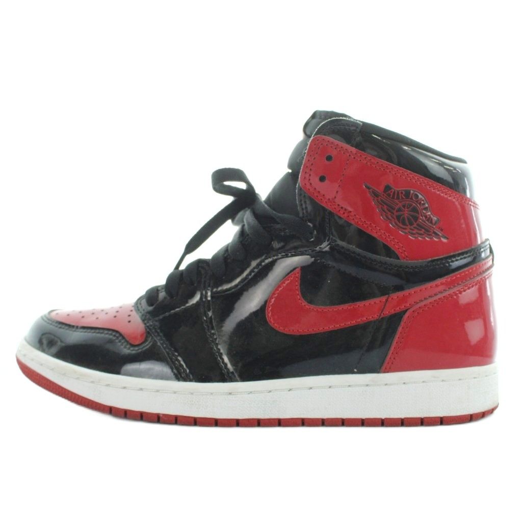 ナイキ NIKE Air Jordan 1 High OG Patent Bred エアジョーダン1 ハイ 