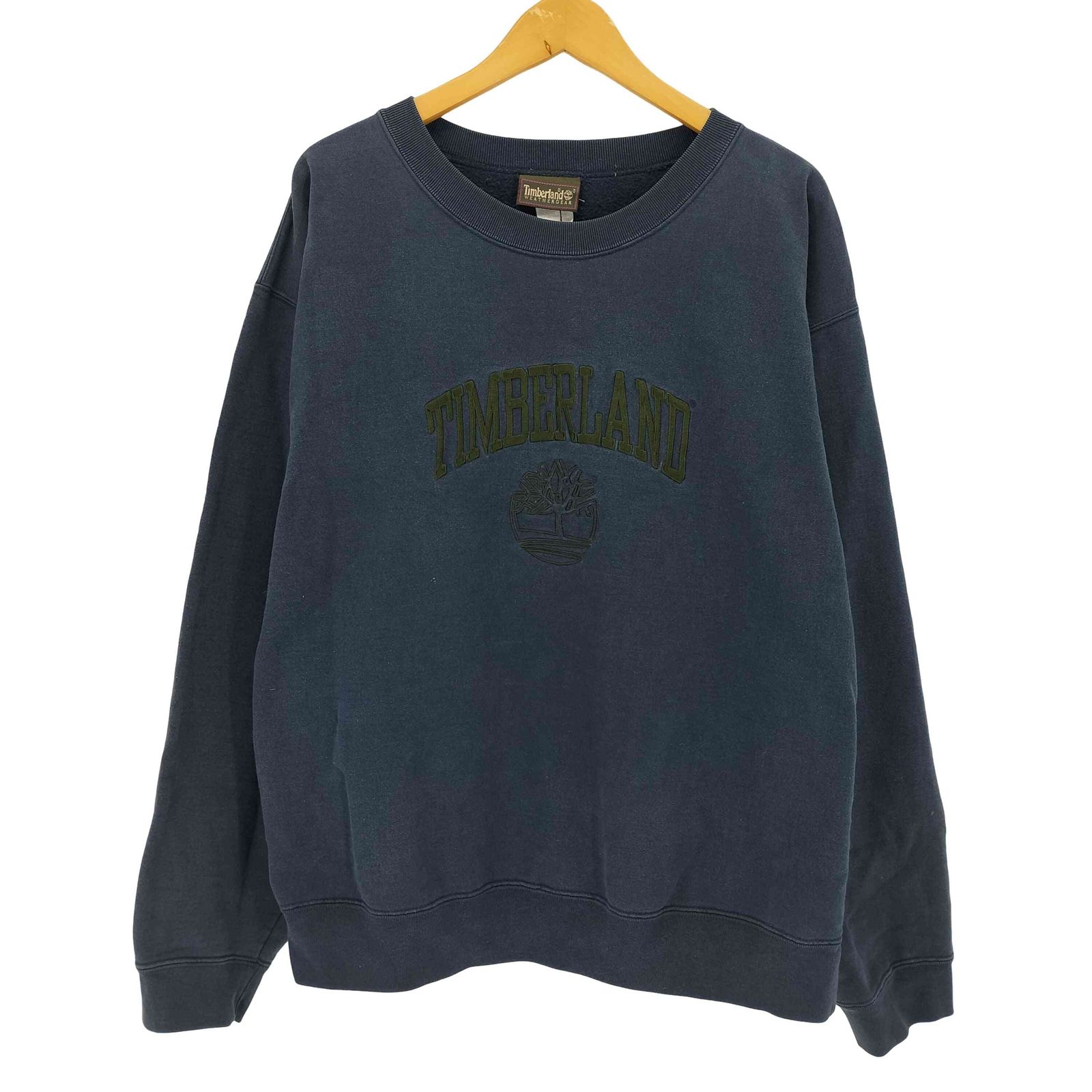 ティンバーランド Timberland 90s ブランドロゴ刺繍 クルーネックスウェット メンズ XXL
