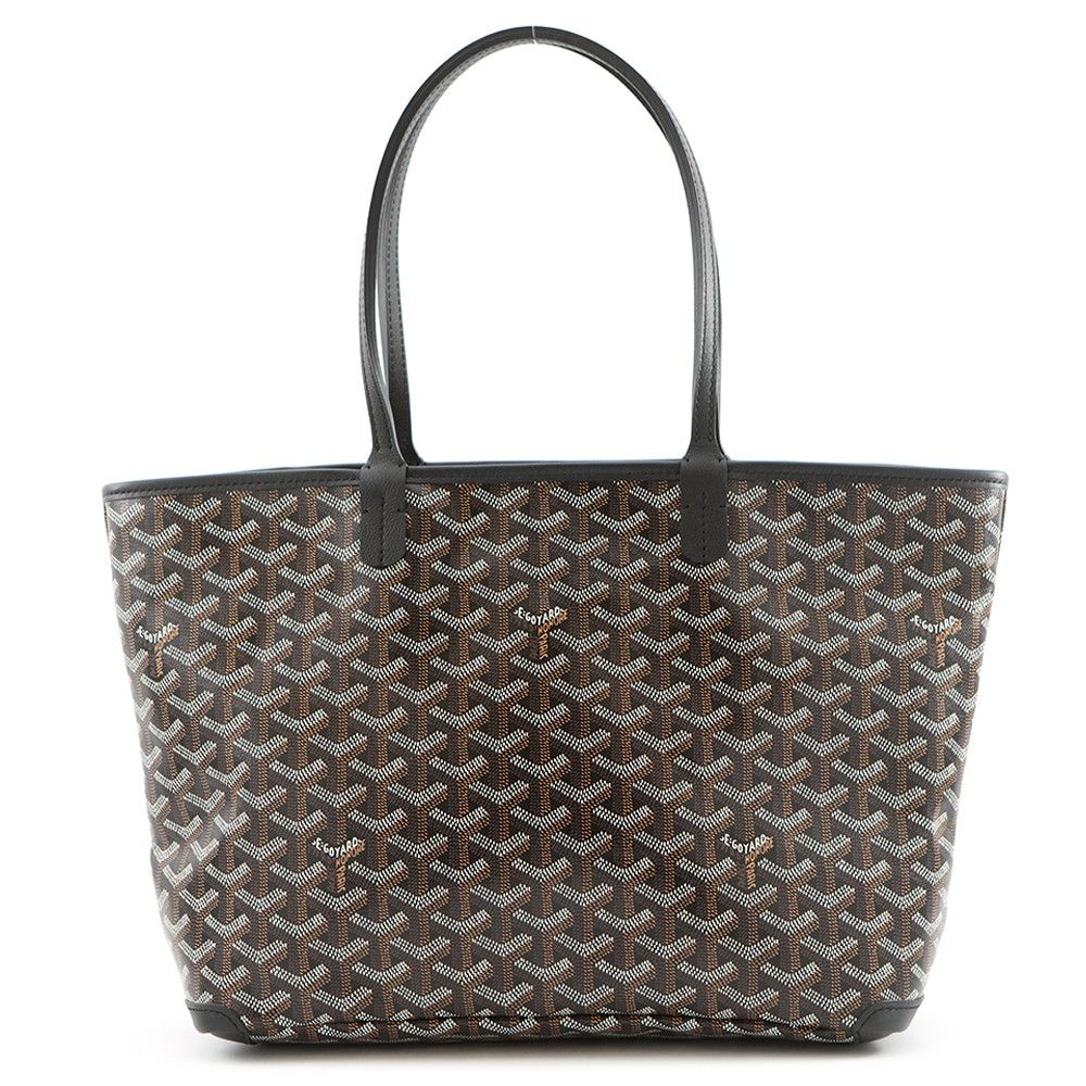 ゴヤール トートバッグ アルトワPM PVC レザー ARTOISPMLTY01CL01P GOYARD 黒 ヘリンボーン