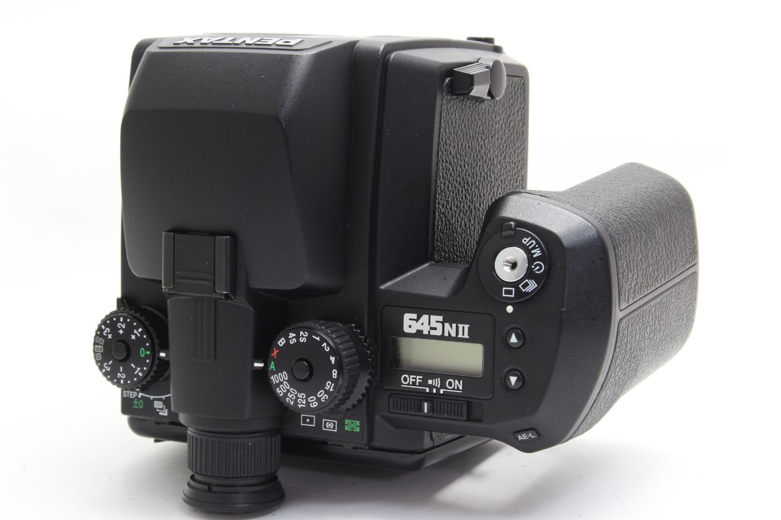 A+ (美品) PENTAX ペンタックス 645N II ボディ 予備フィルムバック2個 