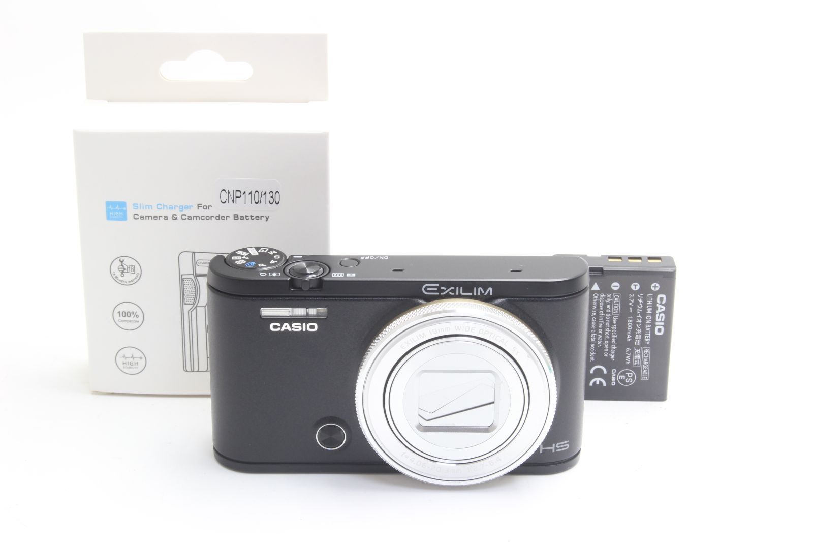 AB+ (良品) CASIO カシオ EX-ZR4100 ブラック 初期不良返品無料 5-136 