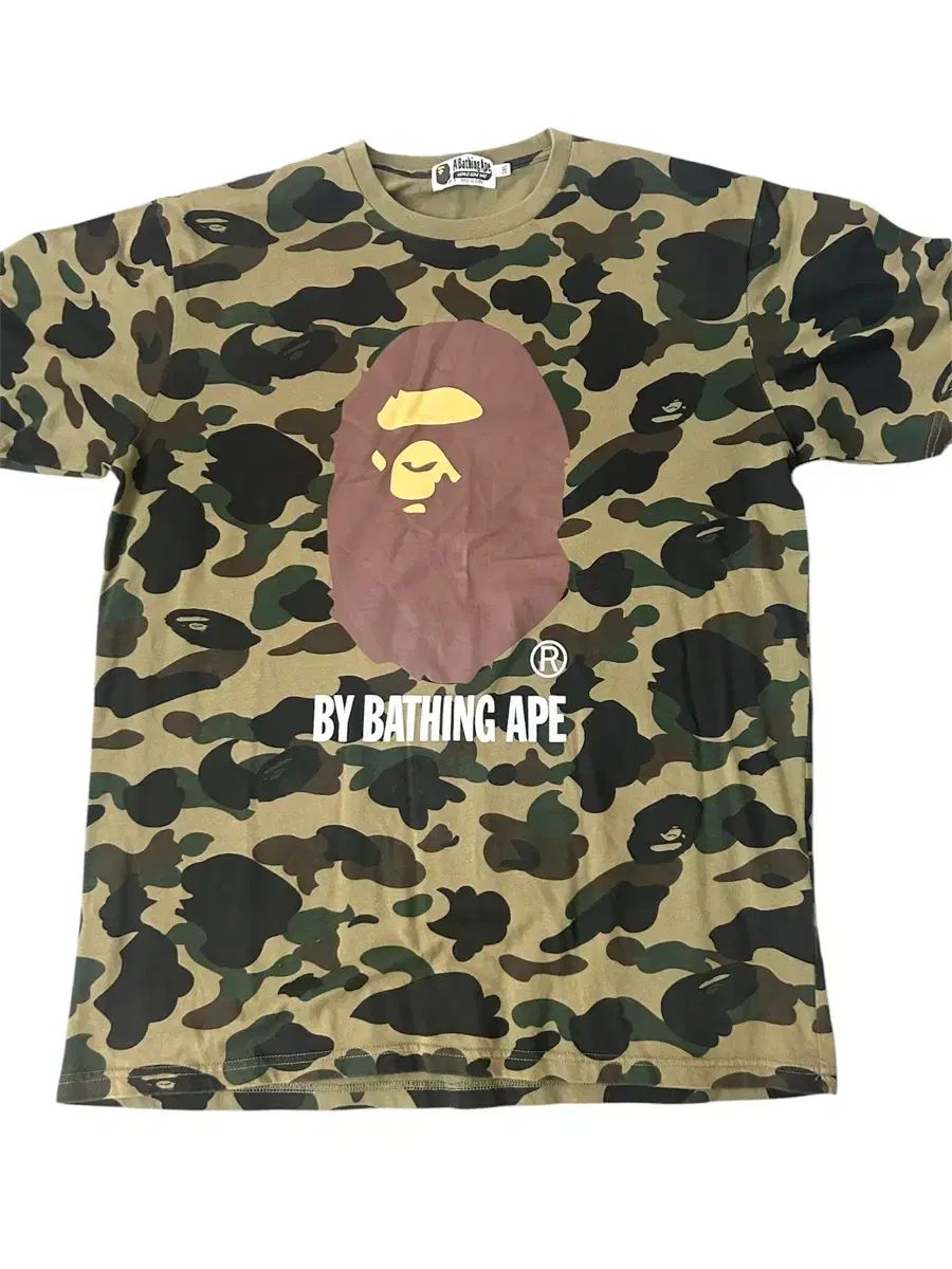 A BATHING APE アベイシングエイプ カモフラージュ柄 半袖Tシャツ XXL