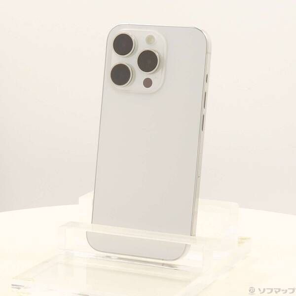 ソフマップ 〔中古品〕 iPhone15 Pro 128GB ホワイトチタニウム MTU83J／A SIMフリー【344】