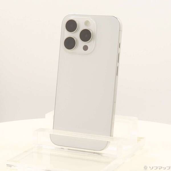 ソフマップ 〔中古品〕 iPhone15 Pro 256GB ホワイトチタニウム MTUD3J／A SIMフリー【349】 62,936円