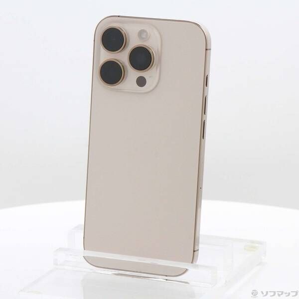 ソフマップ 〔中古品〕 iPhone16 Pro 128GB デザートチタニウム MYMX3J／A SIMフリー【269】