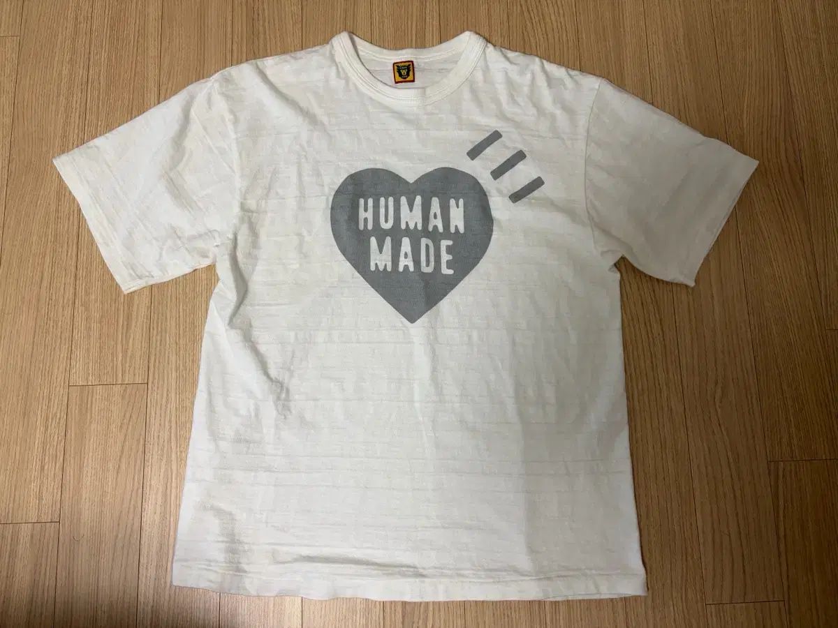 HUMAN MADE ヒューマンメイド 半袖Tシャツ 白 XL