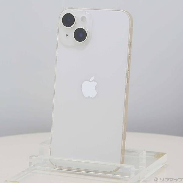 ソフマップ 〔中古品〕 iPhone14 128GB スターライト MPUQ3J／A SIMフリー【344】