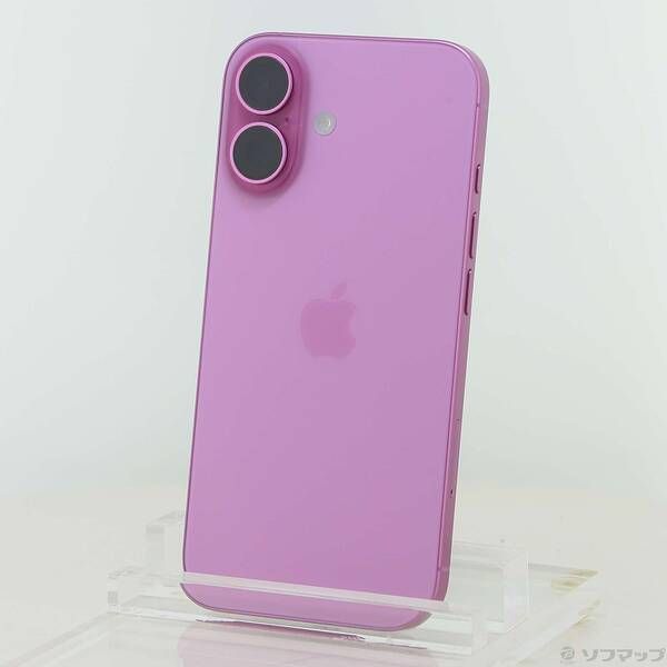 ソフマップ 〔中古品〕 iPhone16 128GB ピンク MYDT3J／A SIMフリー【297】