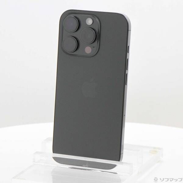 ソフマップ 〔中古品〕 iPhone16 Pro 256GB ブラックチタニウム MYN03J／A SIMフリー【262】