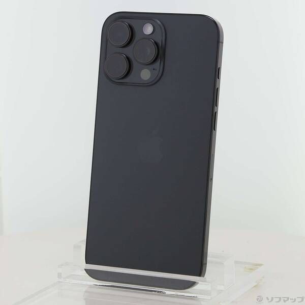 ソフマップ 〔中古品〕 iPhone16 Pro Max 256GB ブラックチタニウム FYWG3J／A SIMフリー【371】