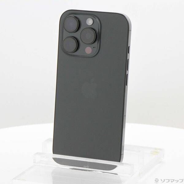 ソフマップ 〔中古品〕 iPhone16 Pro 128GB ブラックチタニウム MYMV3J／A SIMフリー【262】