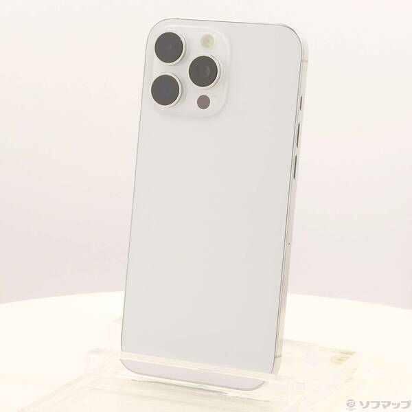 ソフマップ 〔中古品〕 iPhone16 Pro Max 256GB ホワイトチタニウム MYWH3J／A SIMフリー【297】