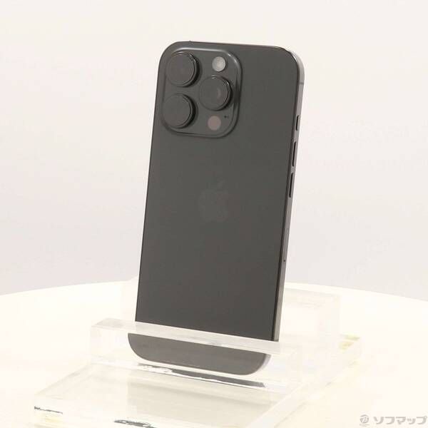ソフマップ 〔中古品〕 iPhone16 Pro 256GB ブラックチタニウム MYN03J／A SIMフリー【196】